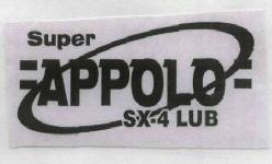Supar Appolo Sx4 Lub Device mark 1818573 Trademark