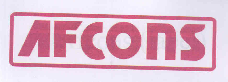 Afcons (label) Device mark 1741290 Trademark