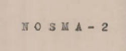 Nosma-2 Device mark 417026 Trademark