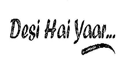 Desi Hai Yaar (logo) Device mark 2121001 Trademark
