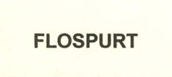 Flospurt Device mark 2273569 Trademark