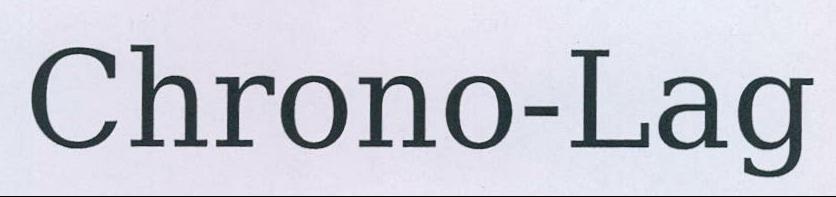 Chrono-lag Device mark 2133122 Trademark