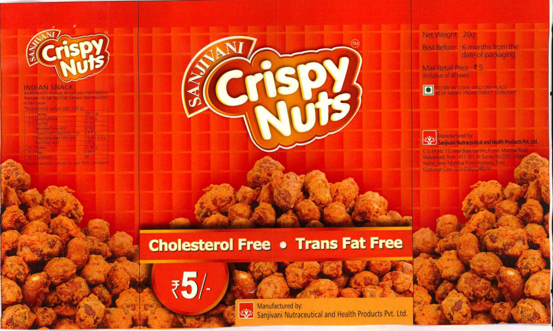 Sanjivani Crispy Nuts Device mark 2221900 Trademark