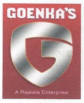 Goenka's With G Logo Device mark 2409226 Trademark