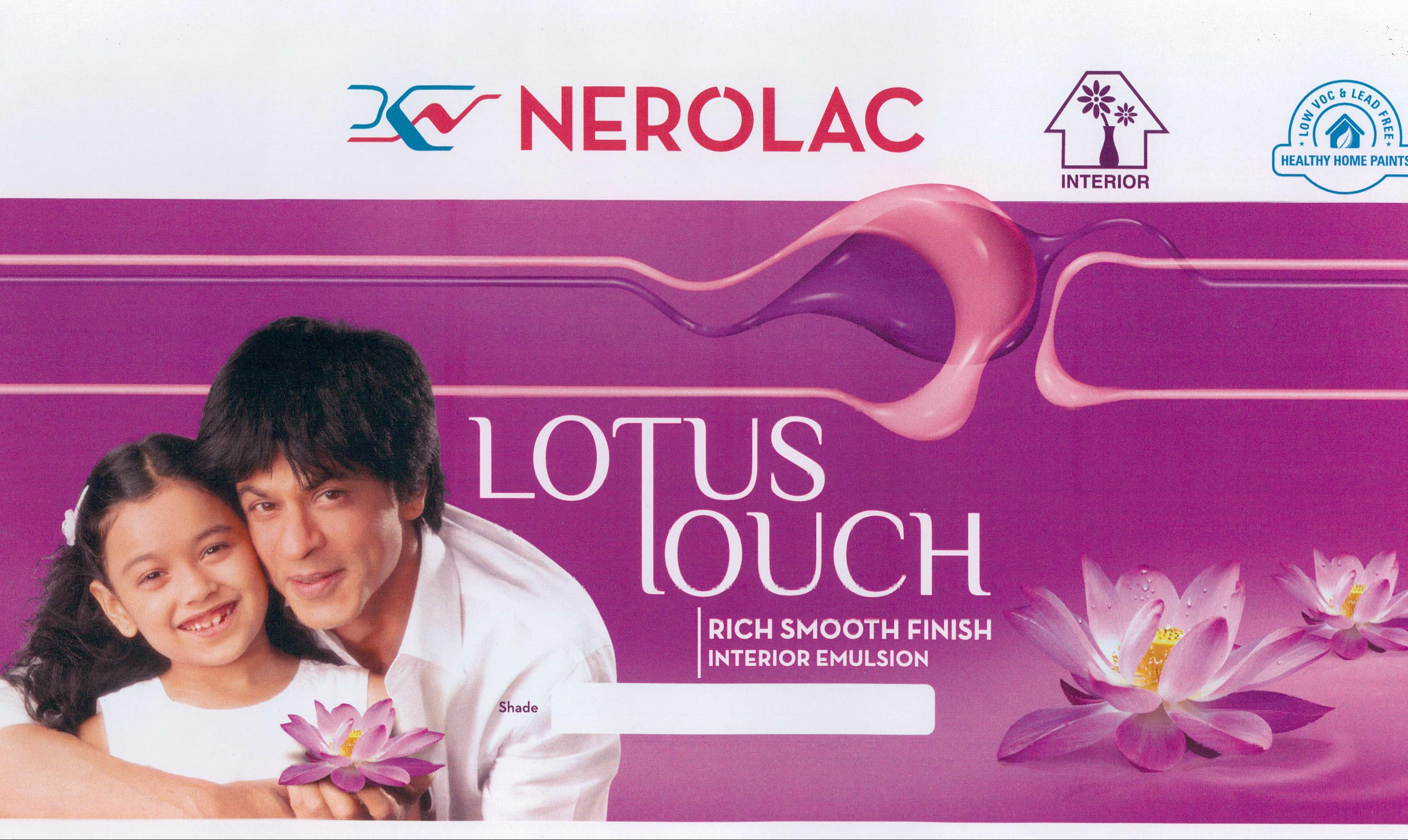 Nerolac Lotus Touch Device mark 2140348 Trademark