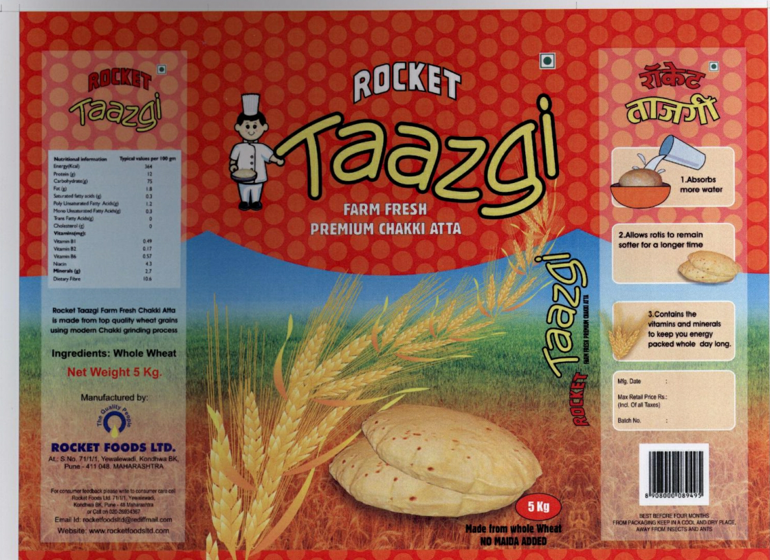 Rocket Taazgi ( Label ) Device mark 1794915 Trademark