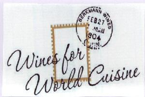 Wines For World Cuisine With Device Device mark 1644583 Trademark