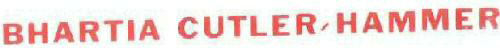 Bhartia Cutler/hammer (label) Device mark 1562940 Trademark