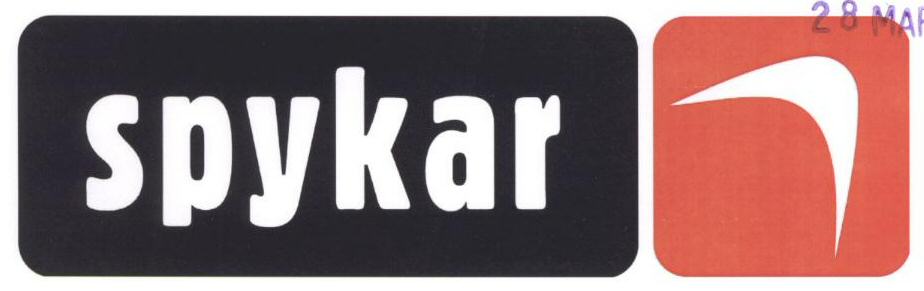 Spykar (label) Device mark 1670212 Trademark