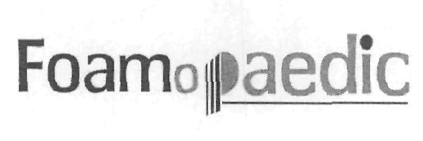 Foamo Paedic (logo) Device mark 2264239 Trademark