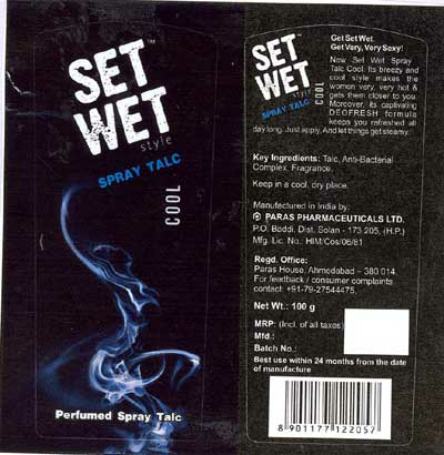 Set Wet Device mark 1815881 Trademark