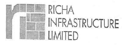 Richa Infrastructure Limited (label) Device mark 2819521 Trademark