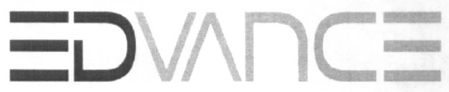 Edvance (letter Written In Special Form) Device mark 1604749 Trademark