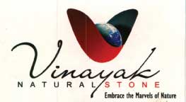 V Logo With Word Vinayak Natural Stone Device mark 2231679 Trademark