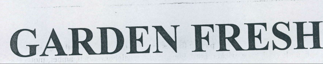 Garden Fresh (device) Device mark 1809970 Trademark