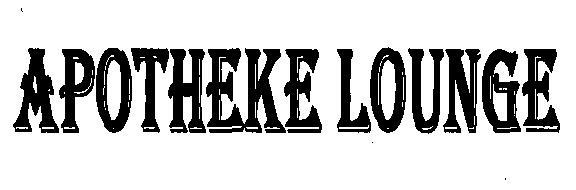 Apotheke Lounge (logo) Device mark 2242357 Trademark