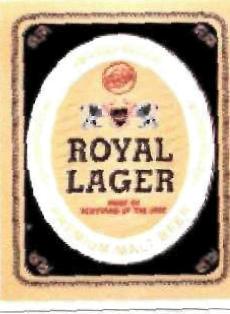 Royal Lager (label) Device mark 2208951 Trademark