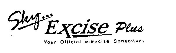 Sky... Excise Plus ( Label) Device mark 1418852 Trademark