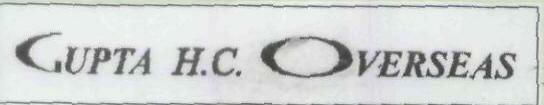 Gupta H.c. Overseas Device mark 1836531 Trademark