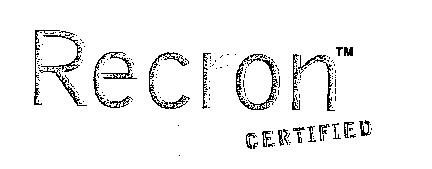 Recron Certified (label) Device mark 1255865 Trademark