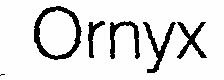 Ornyx (label). Device mark 1428113 Trademark