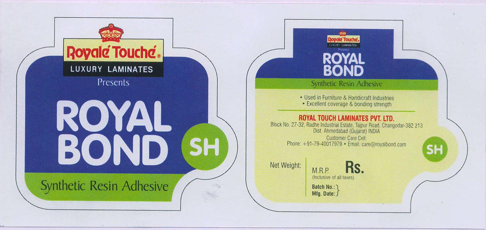 Royal Bond Device mark 1868457 Trademark