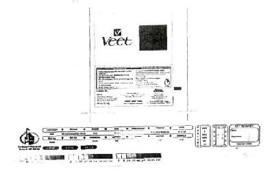 Veet (label) Device mark 1262358 Trademark