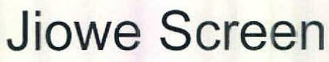 Jiowe Screen Device mark 2702262 Trademark