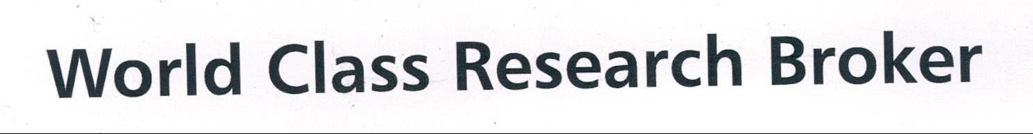 World Class Research Broker Device mark 2069946 Trademark