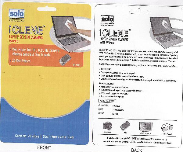 I Clene With Label Device mark 1683291 Trademark