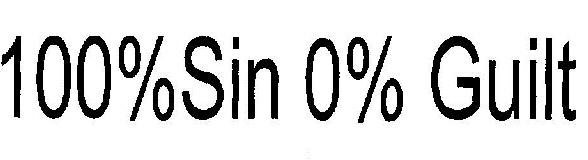 100% Sin 0% Guilt (device) Device mark 2386900 Trademark