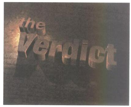 The Verdict With Label Device mark 1466468 Trademark