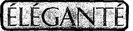 Elegante With Device Device mark 1408340 Trademark
