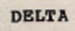 " Delta " Device mark 687358 Trademark