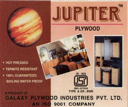 Jupiter Plywood With Lable Device mark 1497493 Trademark