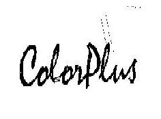 Colorplus (label) Device mark 814578 Trademark