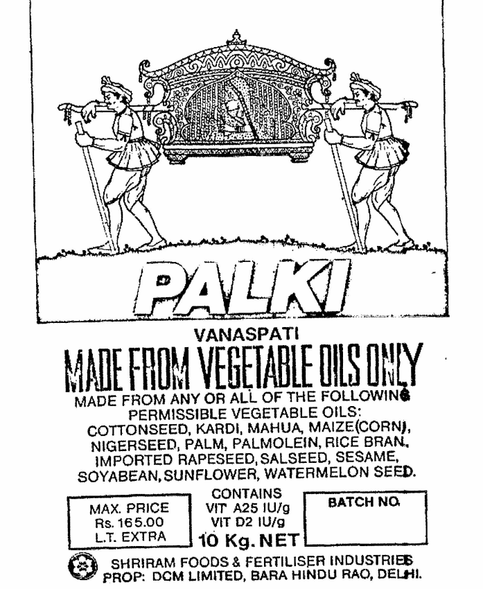 Palki ( Device) Device mark 428272 Trademark
