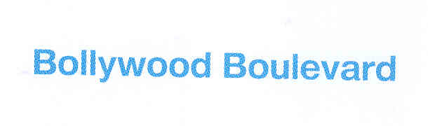 Bollywood Boulevard (label) Device mark 1749508 Trademark