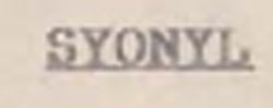 Syonyl Device mark 642913 Trademark