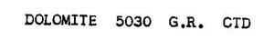 Dolomite 5030 G.r. Ctd Device mark 707232 Trademark