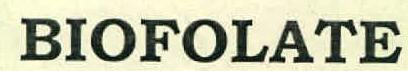 Biofolate Device mark 2889702 Trademark