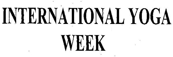 International Yoga Week Device mark 2488956 Trademark