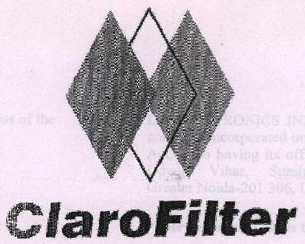 Claro Filter With Device Device mark 1497281 Trademark