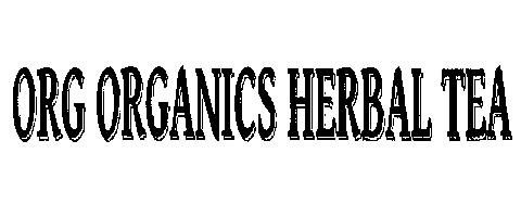 Org Organics Herbal Tea (label) Device mark 2134967 Trademark