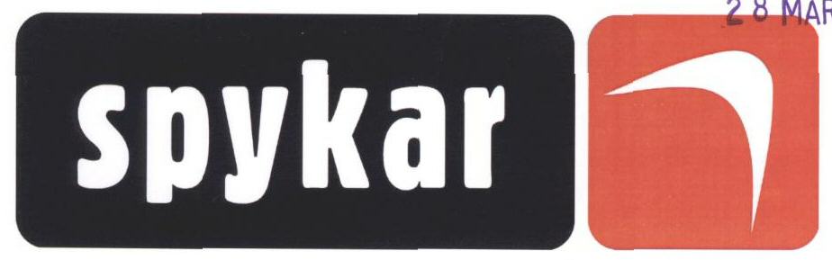 Spykar (device) Device mark 1670207 Trademark
