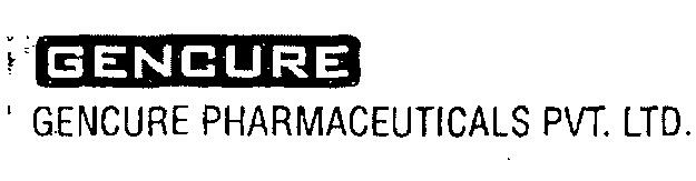 Gencure Pharm,aceuticals Pvt Ltd.(label) Device mark 2241339 Trademark