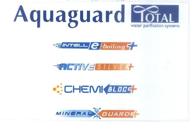 Aquaguard Total (label) Device mark 1569564 Trademark