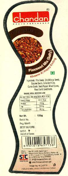 Chandan Mouth Freshener Flaxseed Mix (salty) Device mark 2834089 Trademark