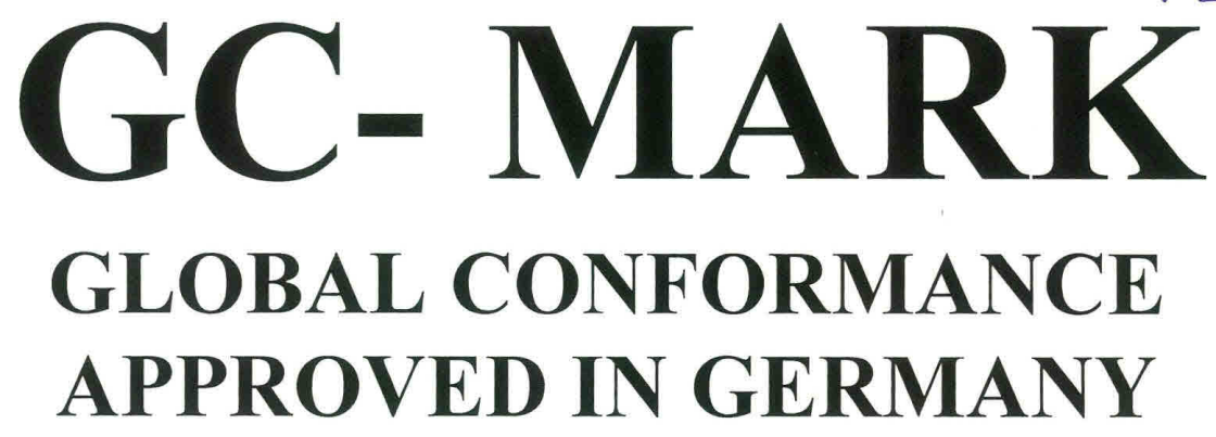 Gc - Mark Global Conformance Approved In Germany Device mark 2641340 Trademark