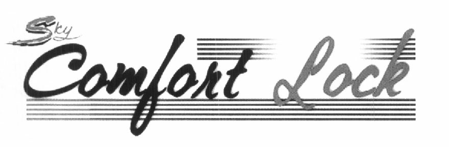 Sky Comfort Lock (letter Written In Special Form) Device mark 1459078 Trademark